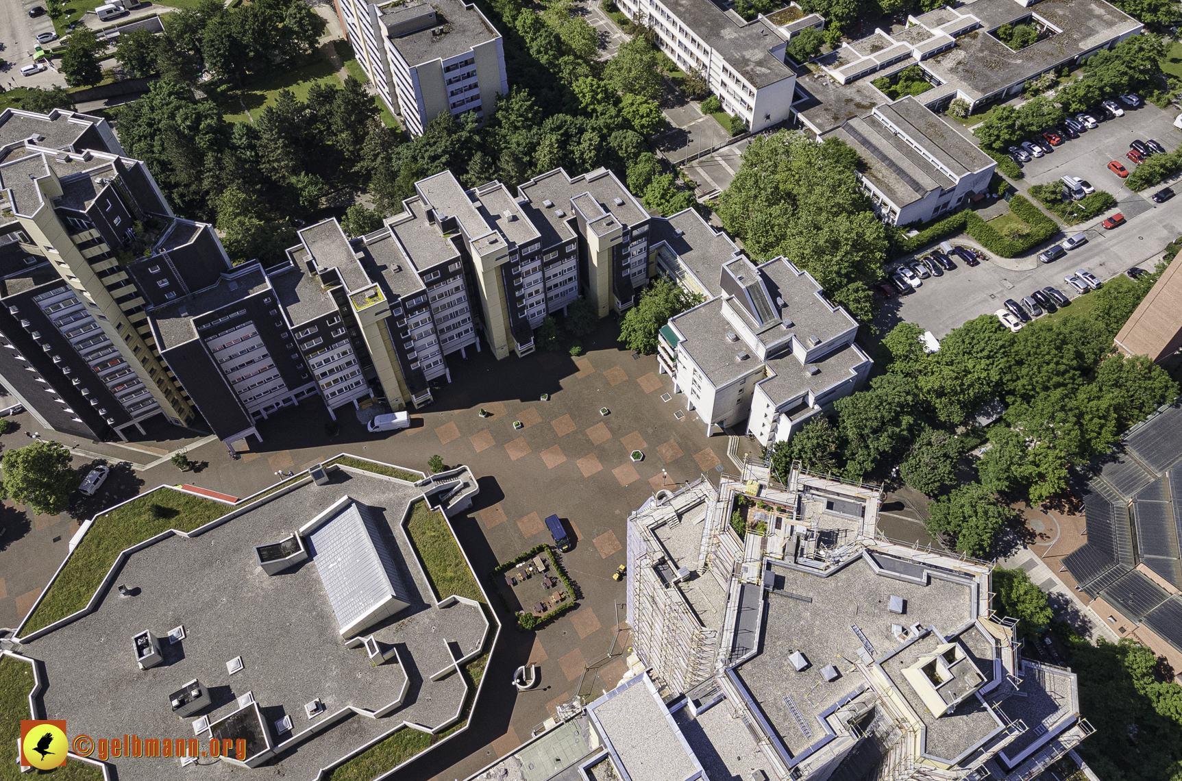 28.06.2021 - Luftbilder vom Marx-Zentrum und dem Karl-Marx-Ring 52-62