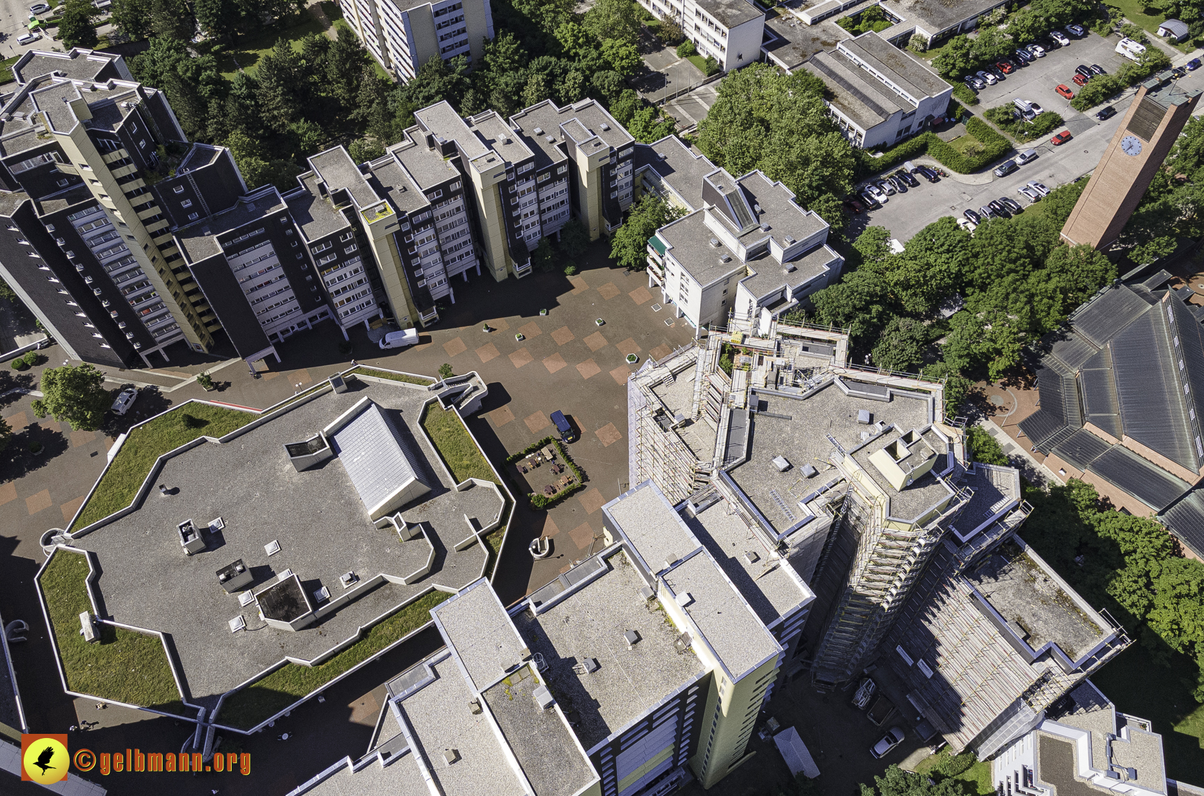 28.06.2021 - Luftbilder vom Marx-Zentrum und dem Karl-Marx-Ring 52-62