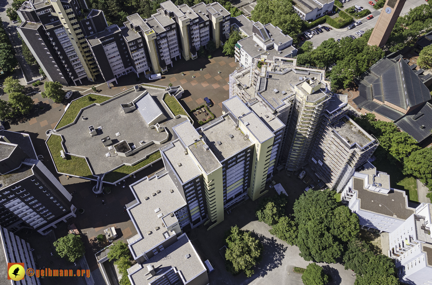 28.06.2021 - Luftbilder vom Marx-Zentrum und dem Karl-Marx-Ring 52-62