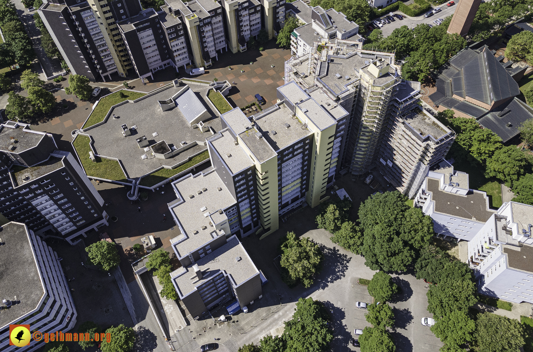 28.06.2021 - Luftbilder vom Marx-Zentrum und dem Karl-Marx-Ring 52-62