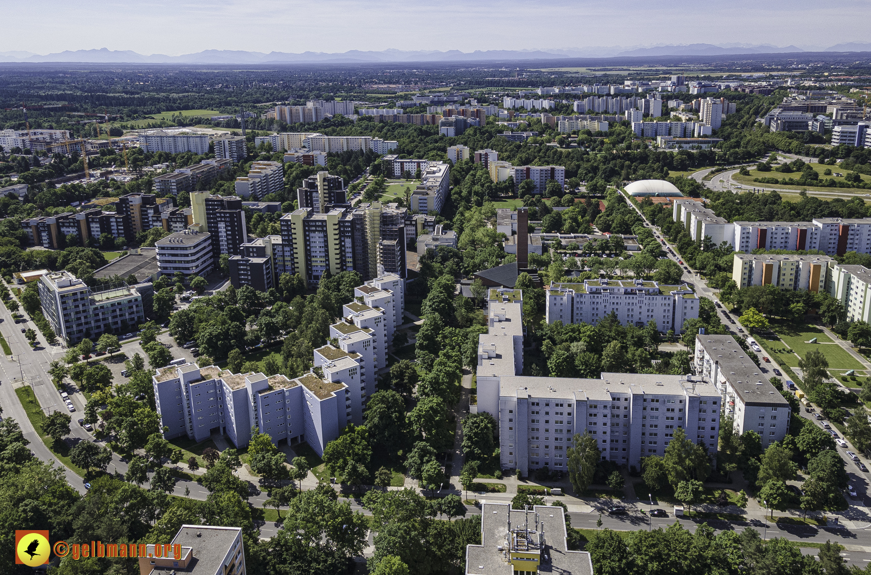 28.06.2021 - Luftbilder vom Marx-Zentrum und dem Karl-Marx-Ring 52-62