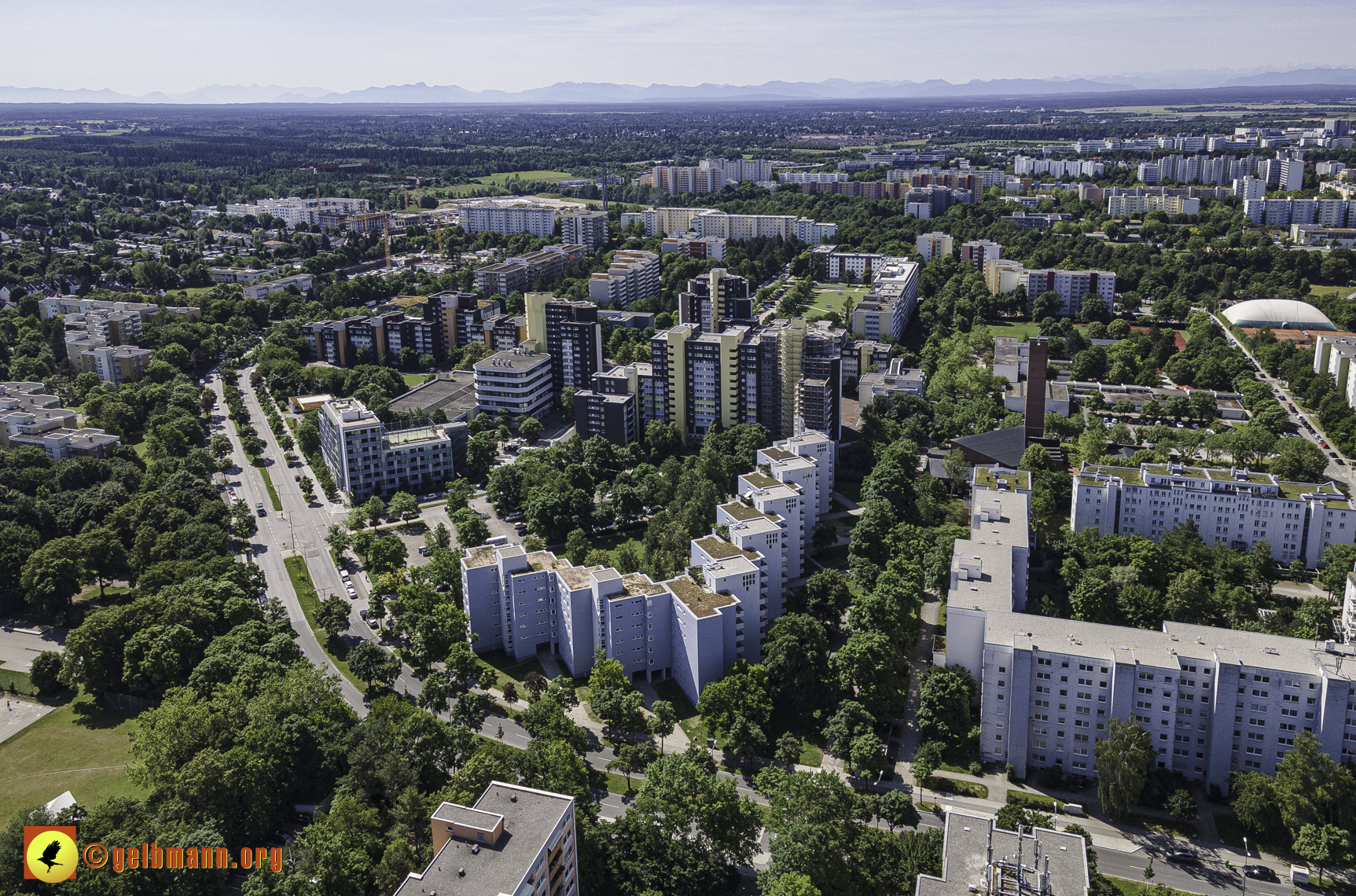 28.06.2021 - Luftbilder vom Marx-Zentrum und dem Karl-Marx-Ring 52-62