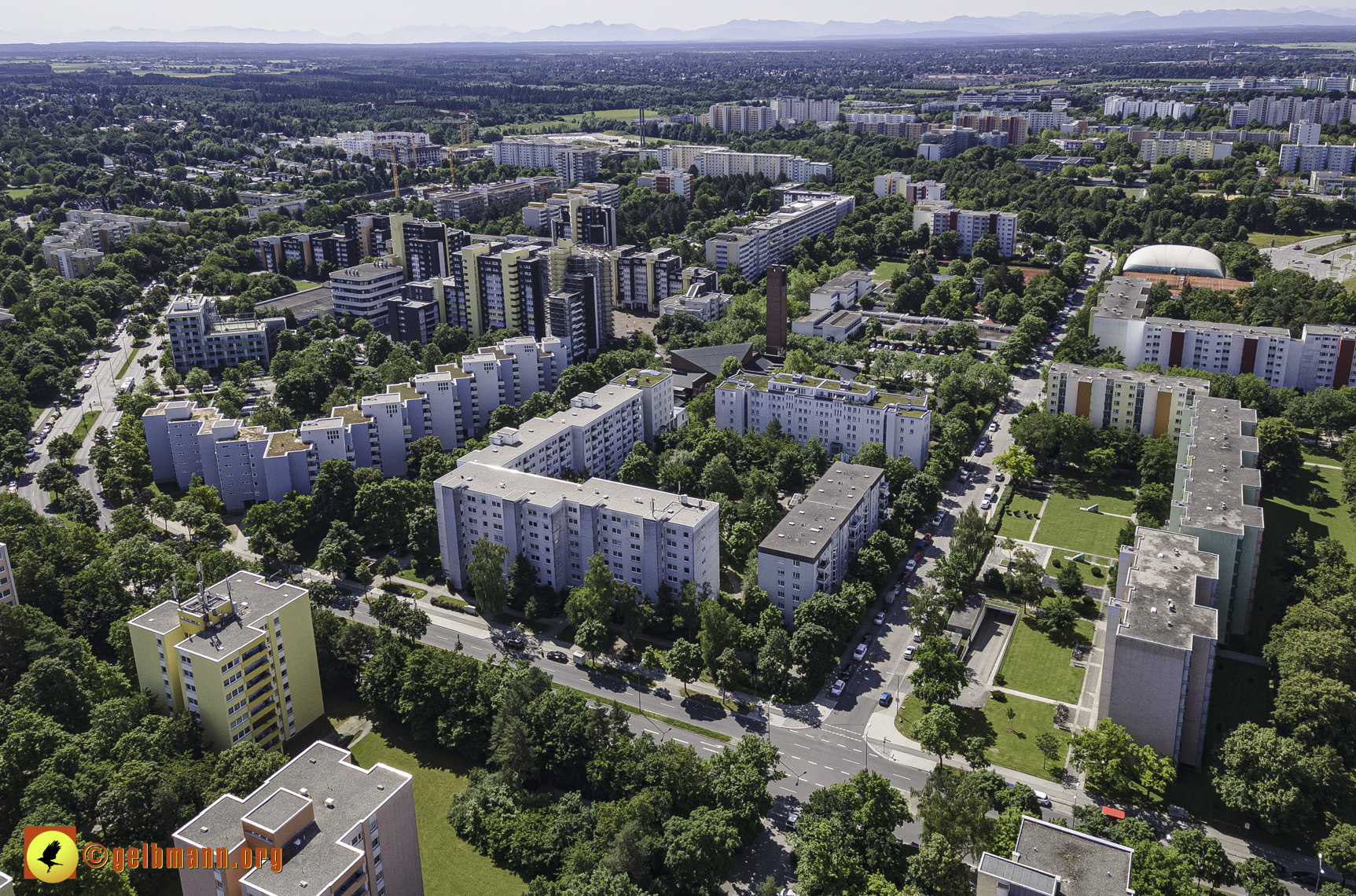 28.06.2021 - Luftbilder vom Marx-Zentrum und dem Karl-Marx-Ring 52-62