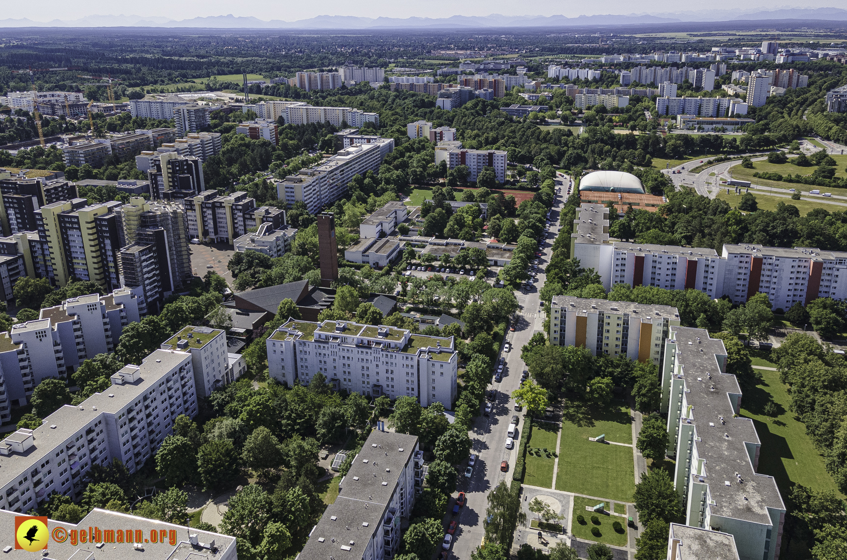 28.06.2021 - Luftbilder vom Marx-Zentrum und dem Karl-Marx-Ring 52-62