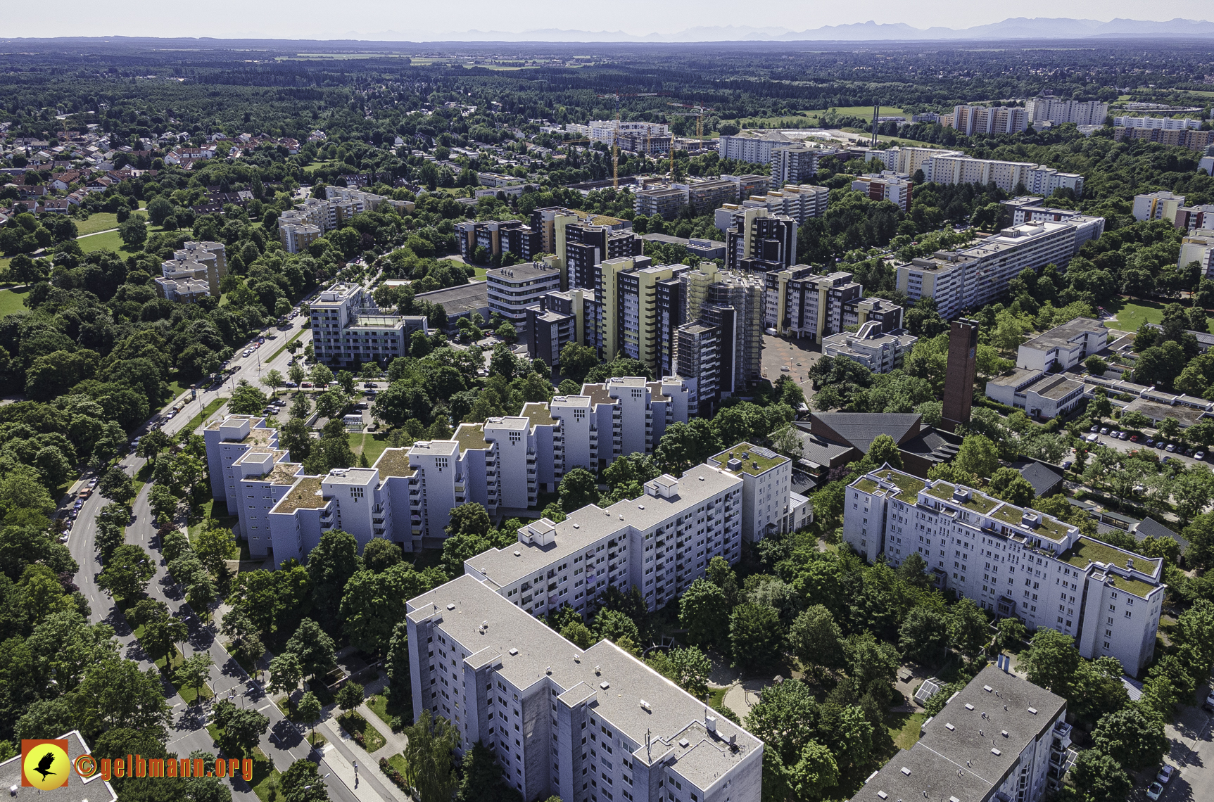 28.06.2021 - Luftbilder vom Marx-Zentrum und dem Karl-Marx-Ring 52-62