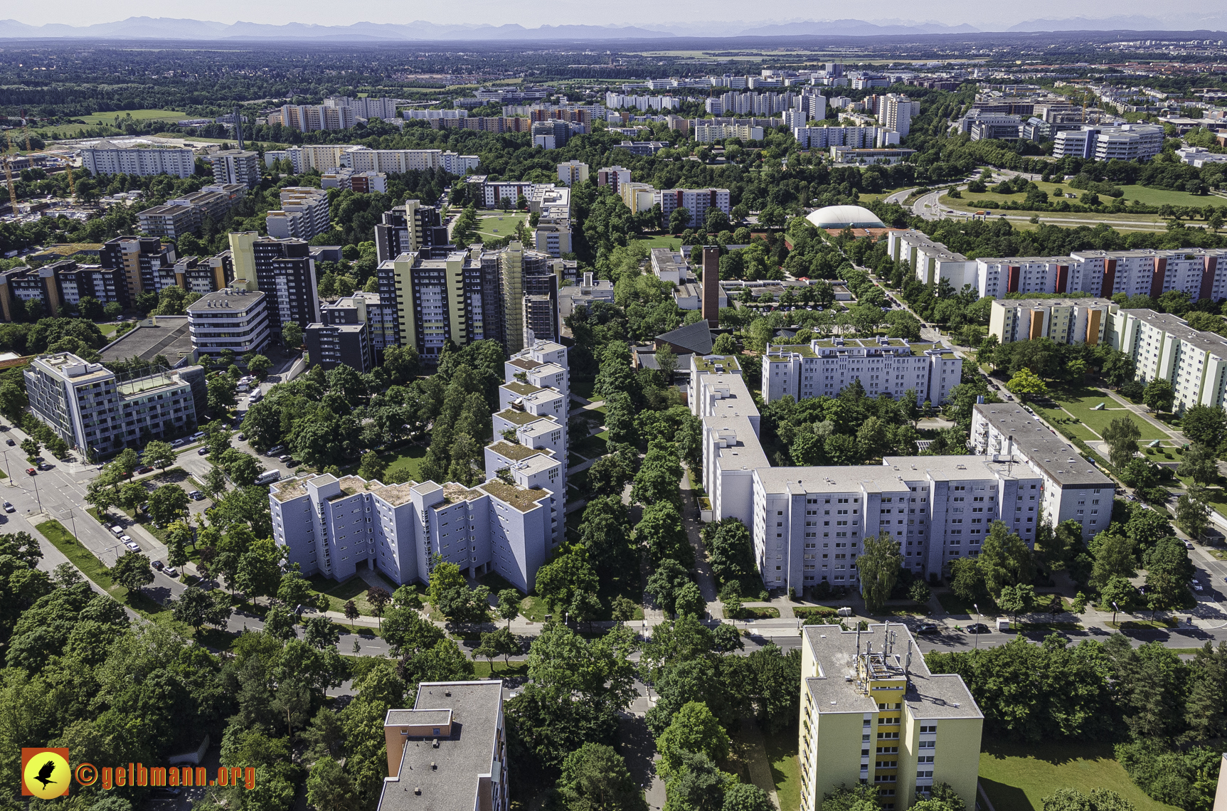 28.06.2021 - Luftbilder vom Marx-Zentrum und dem Karl-Marx-Ring 52-62