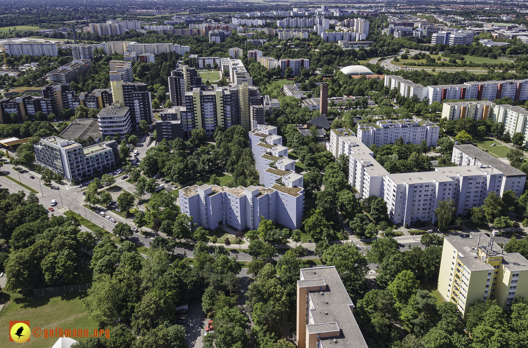 28.06.2021 - Luftbilder vom Marx-Zentrum und dem Karl-Marx-Ring 52-62