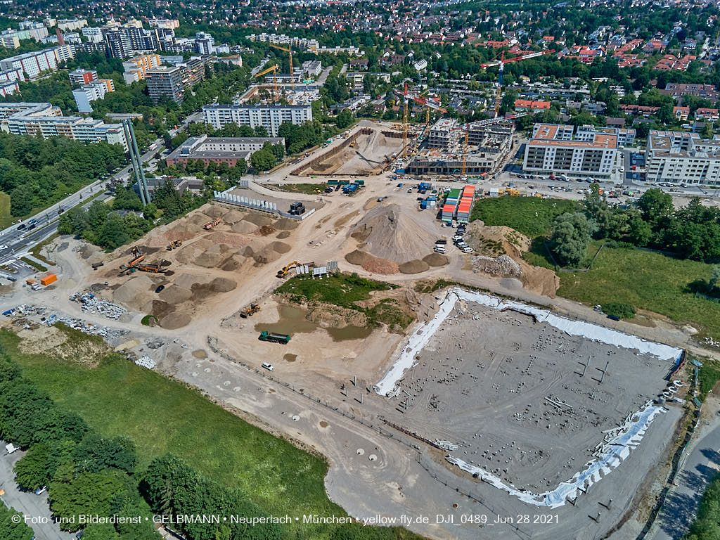 28.06.2021 - Baustelle Pandionverde in Neuperlach