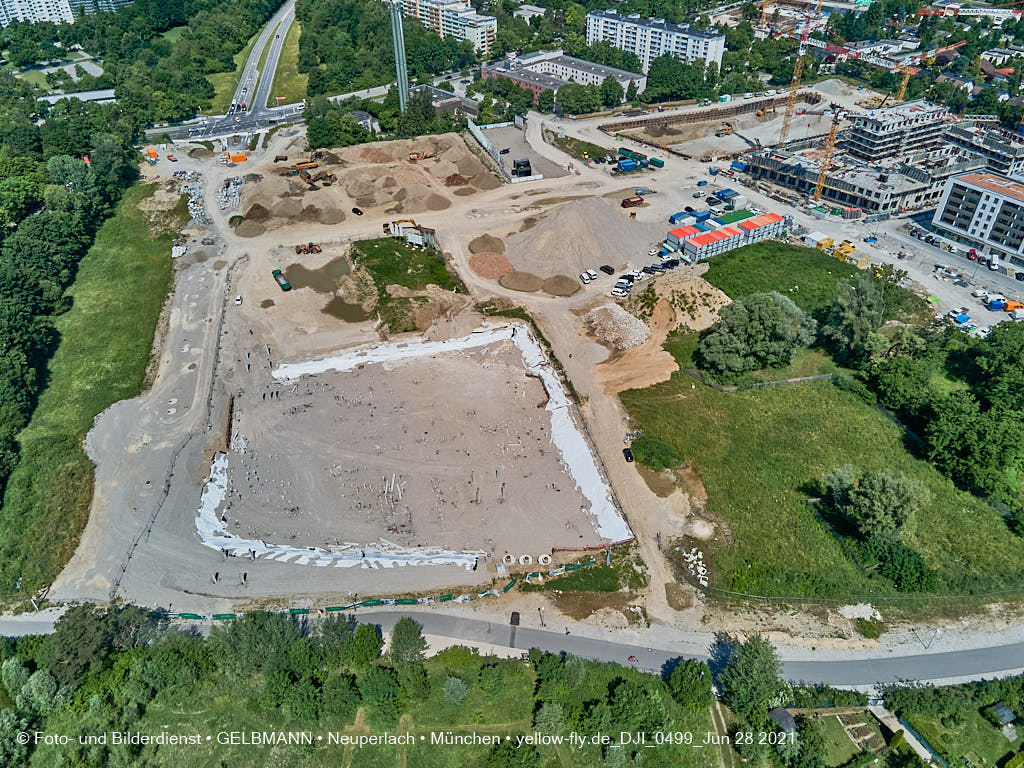 28.06.2021 - Baustelle Pandionverde in Neuperlach