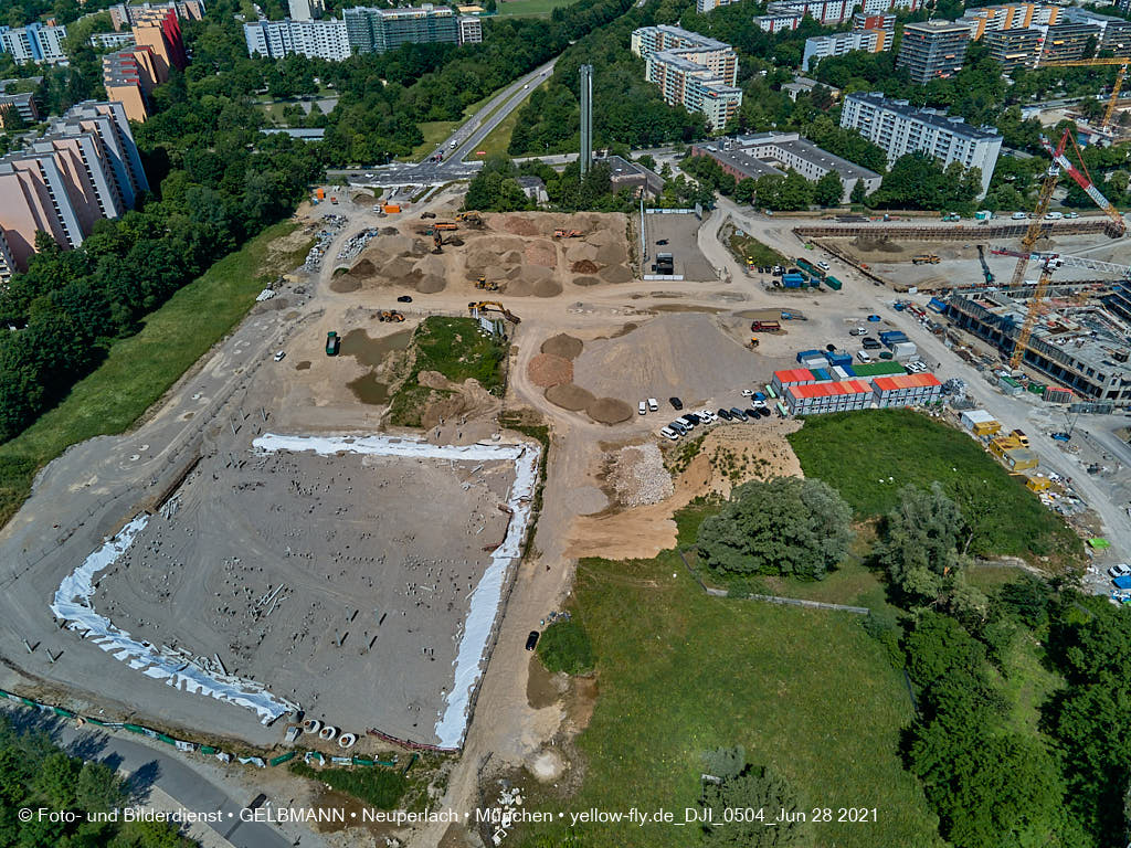 28.06.2021 - Baustelle Pandionverde in Neuperlach