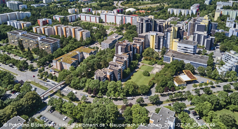 06.07.2021 - Marx-Zentrum und Karl-Marx-Ring 52-62 und Studentenwohnheim in Neuperlach