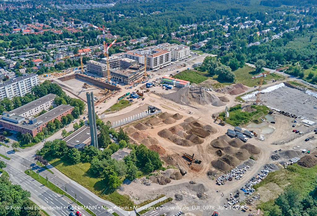 21.07.2021 - Baustelle Alexisquartier in Neuperlach