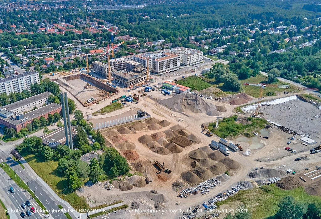 21.07.2021 - Baustelle Alexisquartier in Neuperlach
