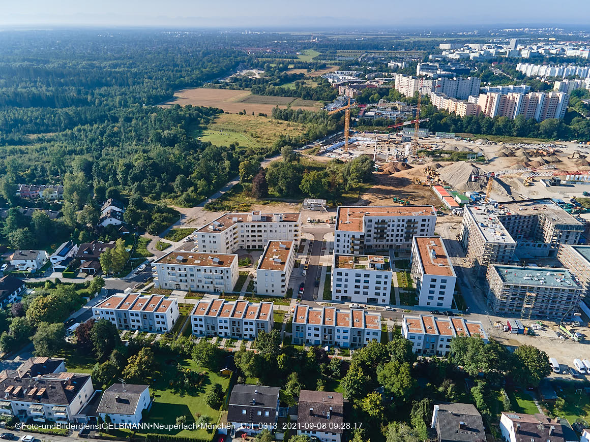 08.09.2021 - Baustelle Alexisquartier in Neuperlach