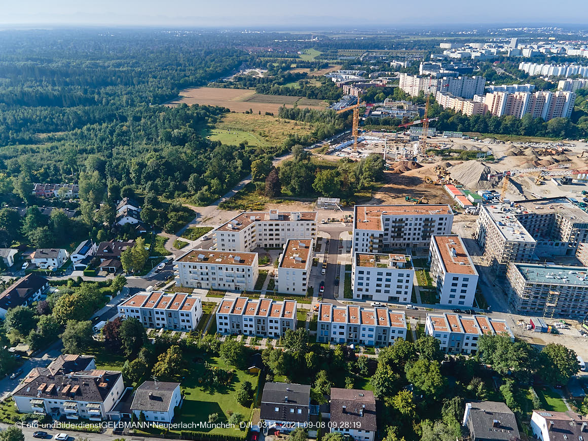 08.09.2021 - Baustelle Alexisquartier in Neuperlach
