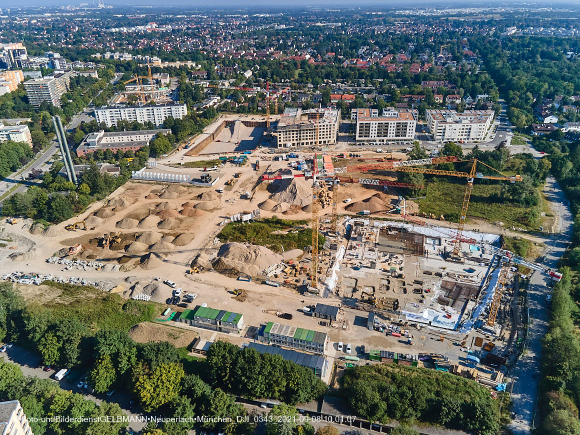 08.09.2021 - Baustelle Alexisquartier in Neuperlach
