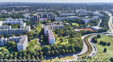 23.09.2021 - Marx-Zentrum, Studentenwohnheim und Wohnanlage Karl-Marx-Ring 52-62 und KMR 53-57c