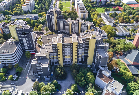 30.09.2021 - Marx-Zentrum, Studentenwohnheim und Wohnanlage Karl-Marx-Ring 52-62 und KMR 53-57c