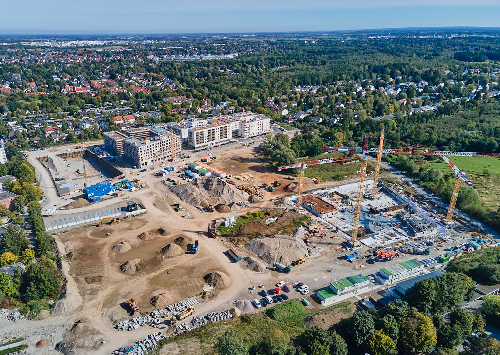 01.10.2021 - Baustelle Pandionverde und Alexisquartier in Neuperlach