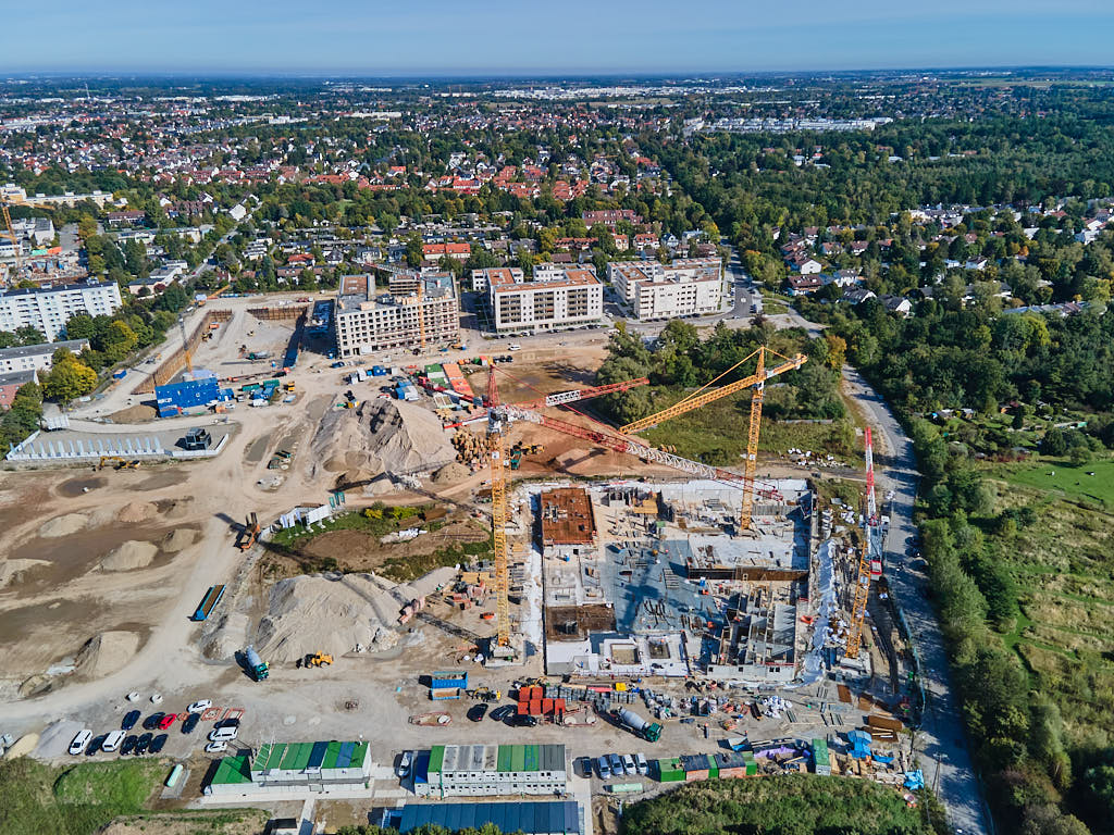 01.10.2021 - Baustelle Pandionverde und Alexisquartier in Neuperlach