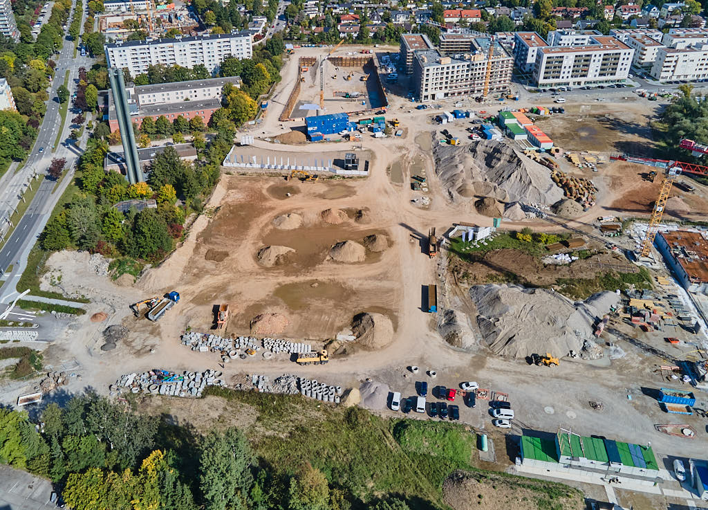 01.10.2021 - Baustelle Pandionverde und Alexisquartier in Neuperlach