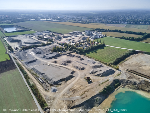 11.10.2021 - Gronsdorf mit Kieswerk undRiemer See