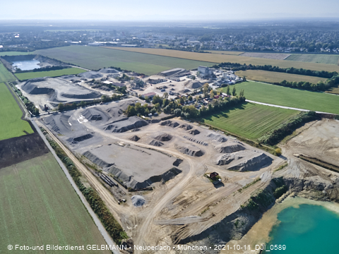 11.10.2021 - Gronsdorf mit Kieswerk undRiemer See