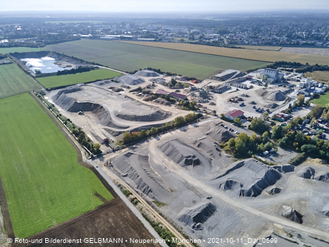 11.10.2021 - Gronsdorf mit Kieswerk undRiemer See