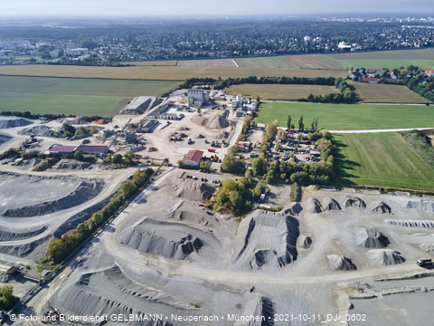 11.10.2021 - Gronsdorf mit Kieswerk undRiemer See