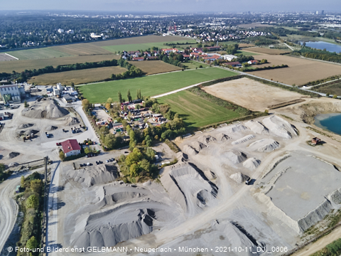11.10.2021 - Gronsdorf mit Kieswerk undRiemer See