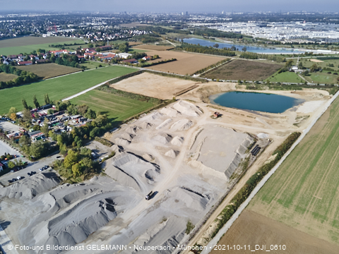 11.10.2021 - Gronsdorf mit Kieswerk undRiemer See