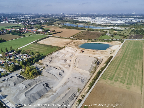 11.10.2021 - Gronsdorf mit Kieswerk undRiemer See