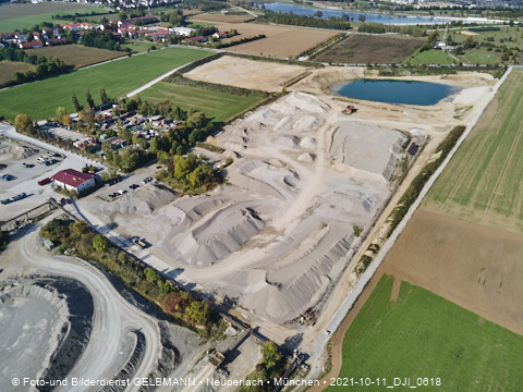 11.10.2021 - Gronsdorf mit Kieswerk undRiemer See