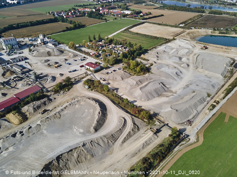 11.10.2021 - Gronsdorf mit Kieswerk undRiemer See