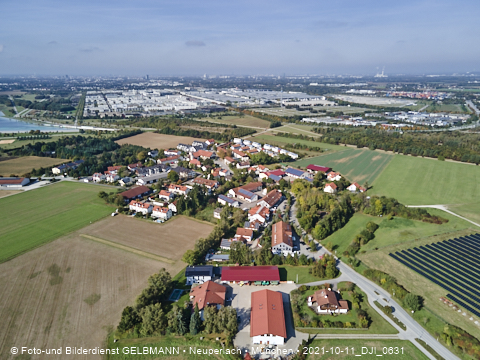 11.10.2021 - Gronsdorf mit Kieswerk undRiemer See
