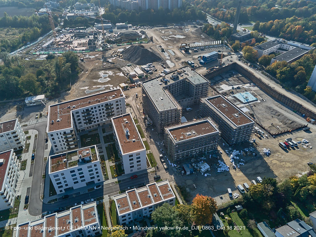 18.10.2021 - Baustelle „Das Duett” und „Townhouses”