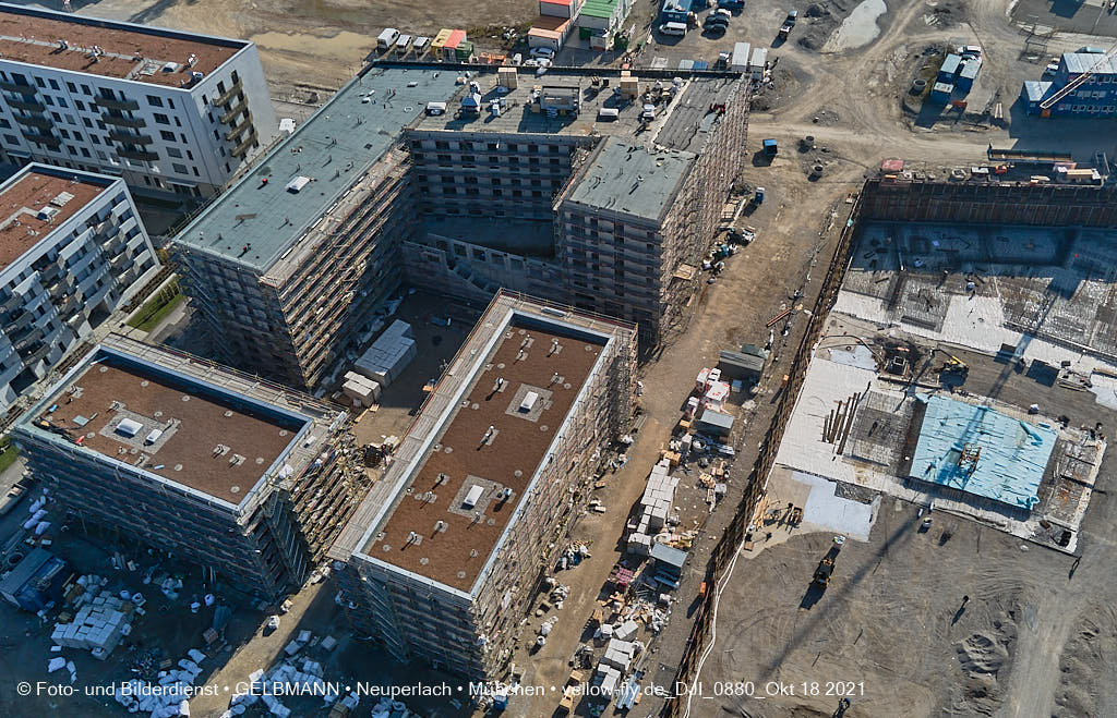 18.10.2021 - Baustelle „Das Duett” und „Townhouses”