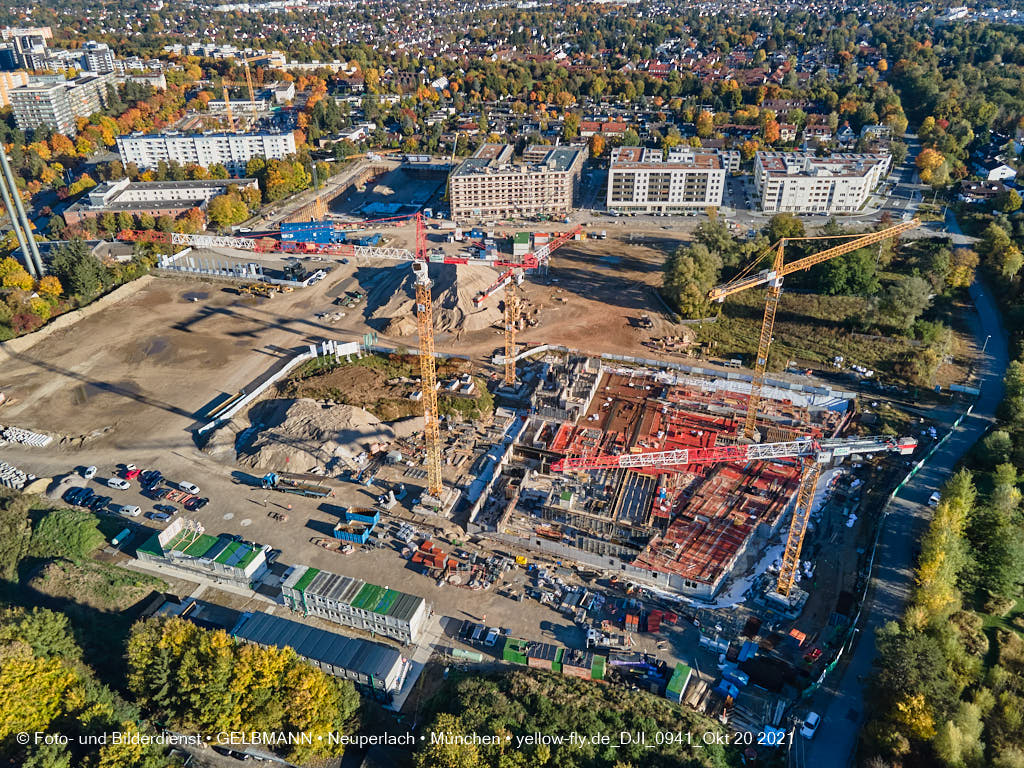 20.10.2021 - Baustelle Pandionverde in Neuperlach
