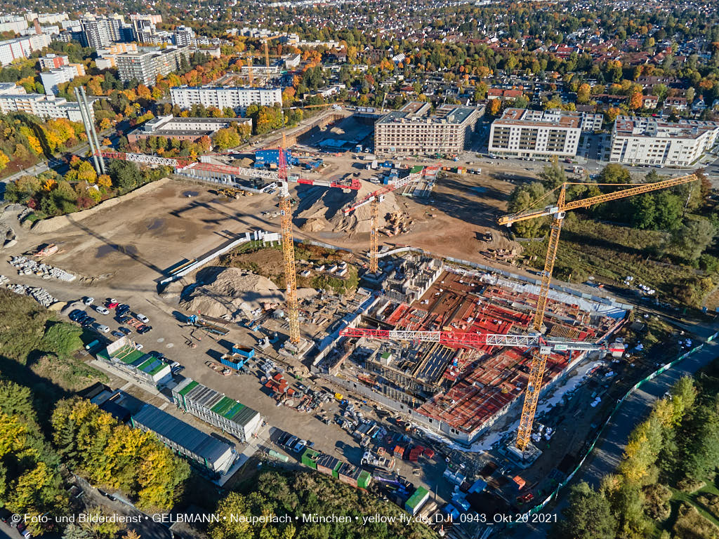 20.10.2021 - Baustelle Pandionverde in Neuperlach