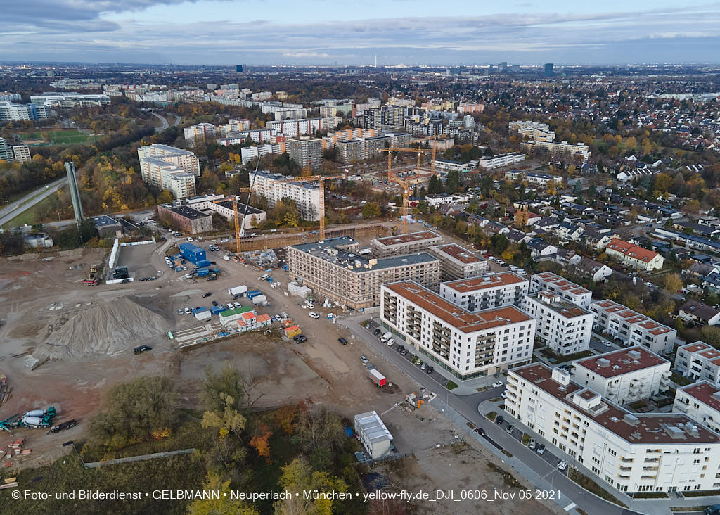 05.11.2021 - Baustelle Alexisquartier „Das Duett” in Neuperlach