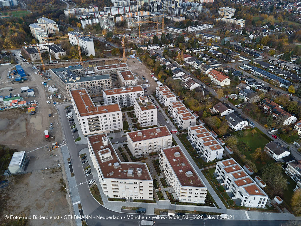 05.11.2021 - Baustelle Alexisquartier „Das Duett” in Neuperlach