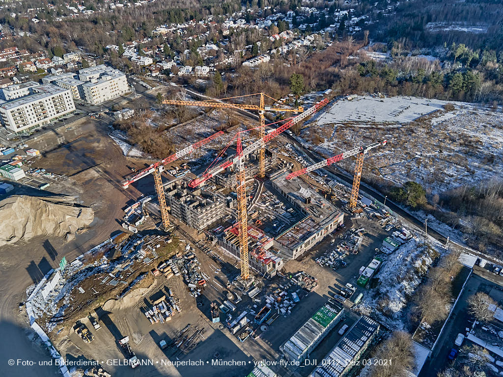 03.12.2021 -Baustelle Pandionverde in Neuperlach