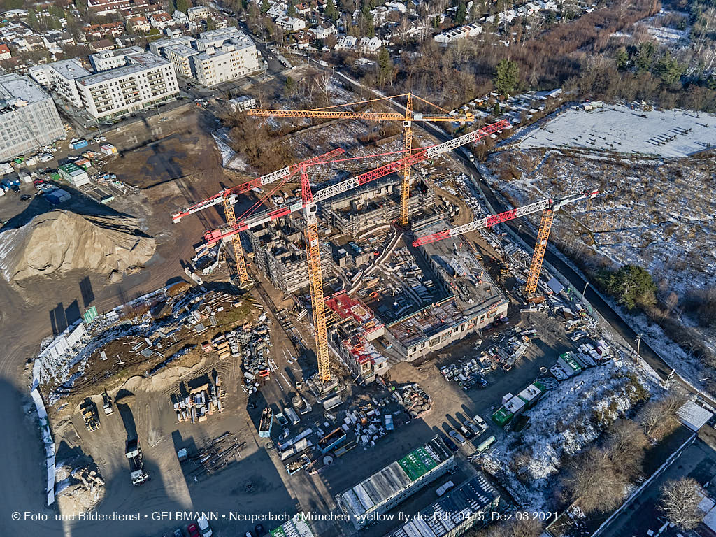 03.12.2021 -Baustelle Pandionverde in Neuperlach