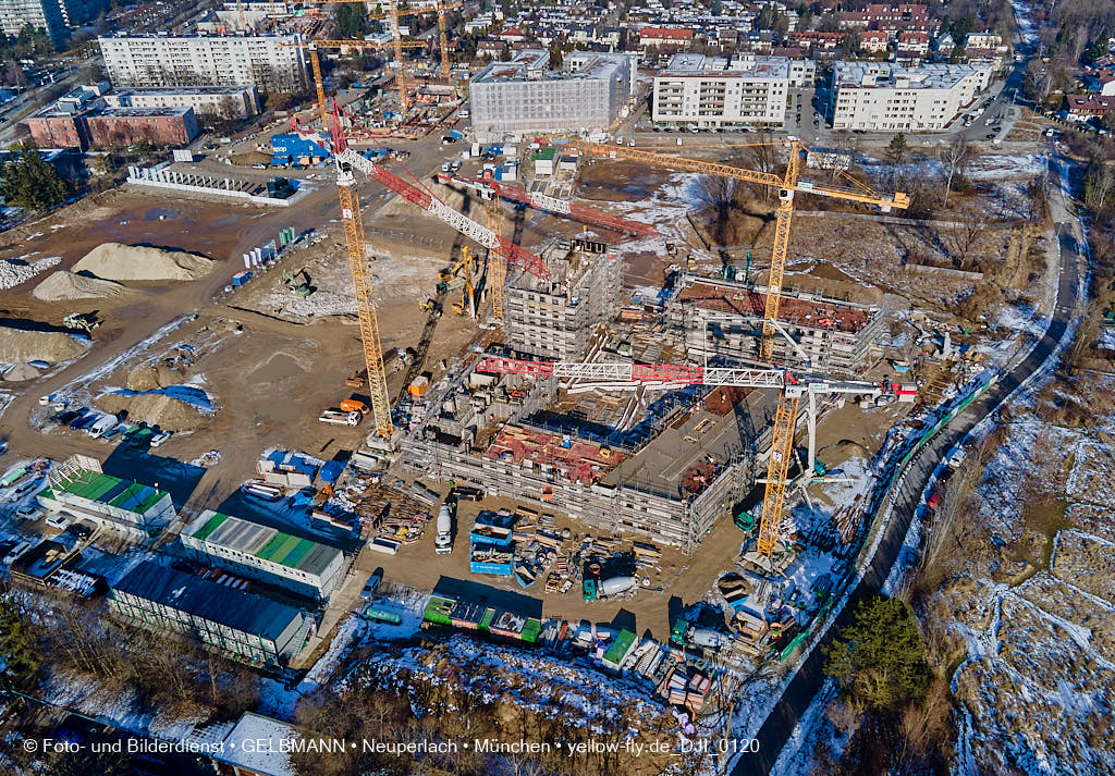 26.01.2022 - Alexisquartier und Pandionverde in Neuperlach