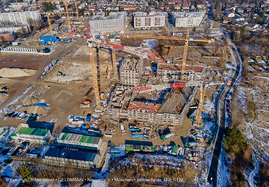26.01.2022 - Alexisquartier und Pandionverde in Neuperlach