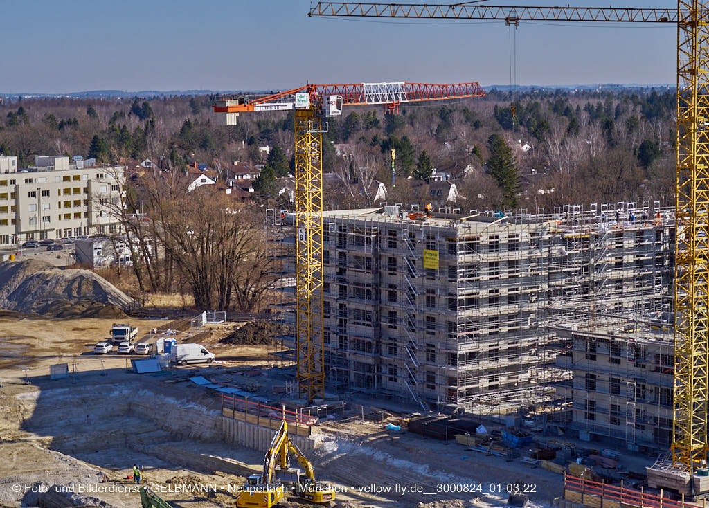 02.03.2022 - Neue Baugruben auf dem Piederstorfer Gelände