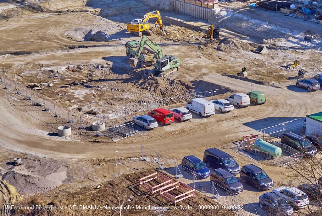 02.03.2022 - Neue Baugruben auf dem Piederstorfer Gelände