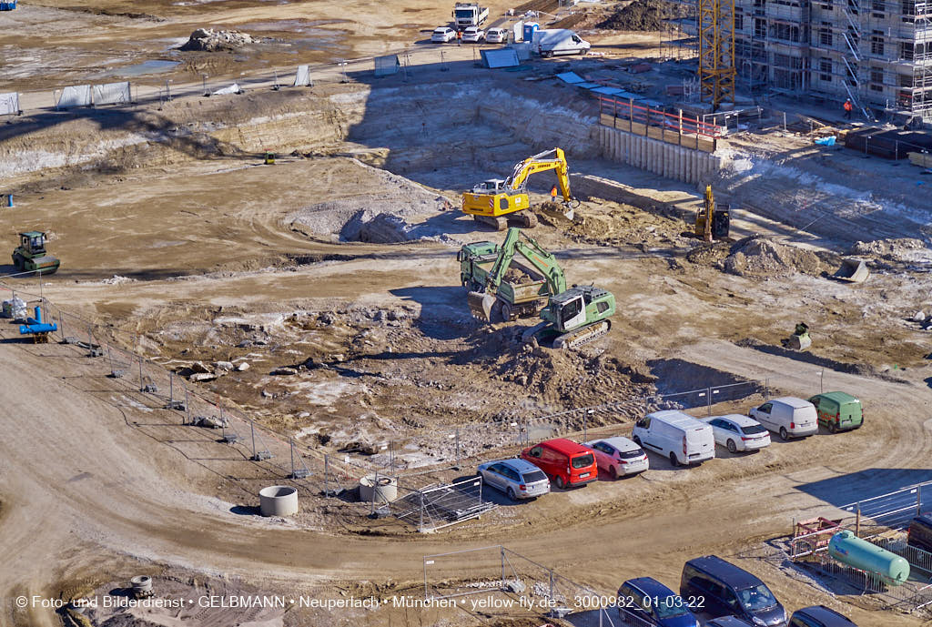 02.03.2022 - Neue Baugruben auf dem Piederstorfer Gelände