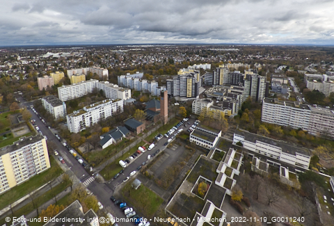 19.11.2022 - Marx-Zentrum, Studentenwohnheim und Wohnanlage Karl-Marx-Ring 52-62 und KMR 53-57c