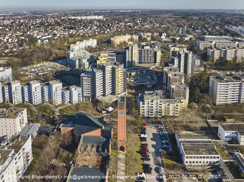 07.02.2023 - Marx-Zentrum und Karl-Marx-Ring 52-62 in Neuperlach